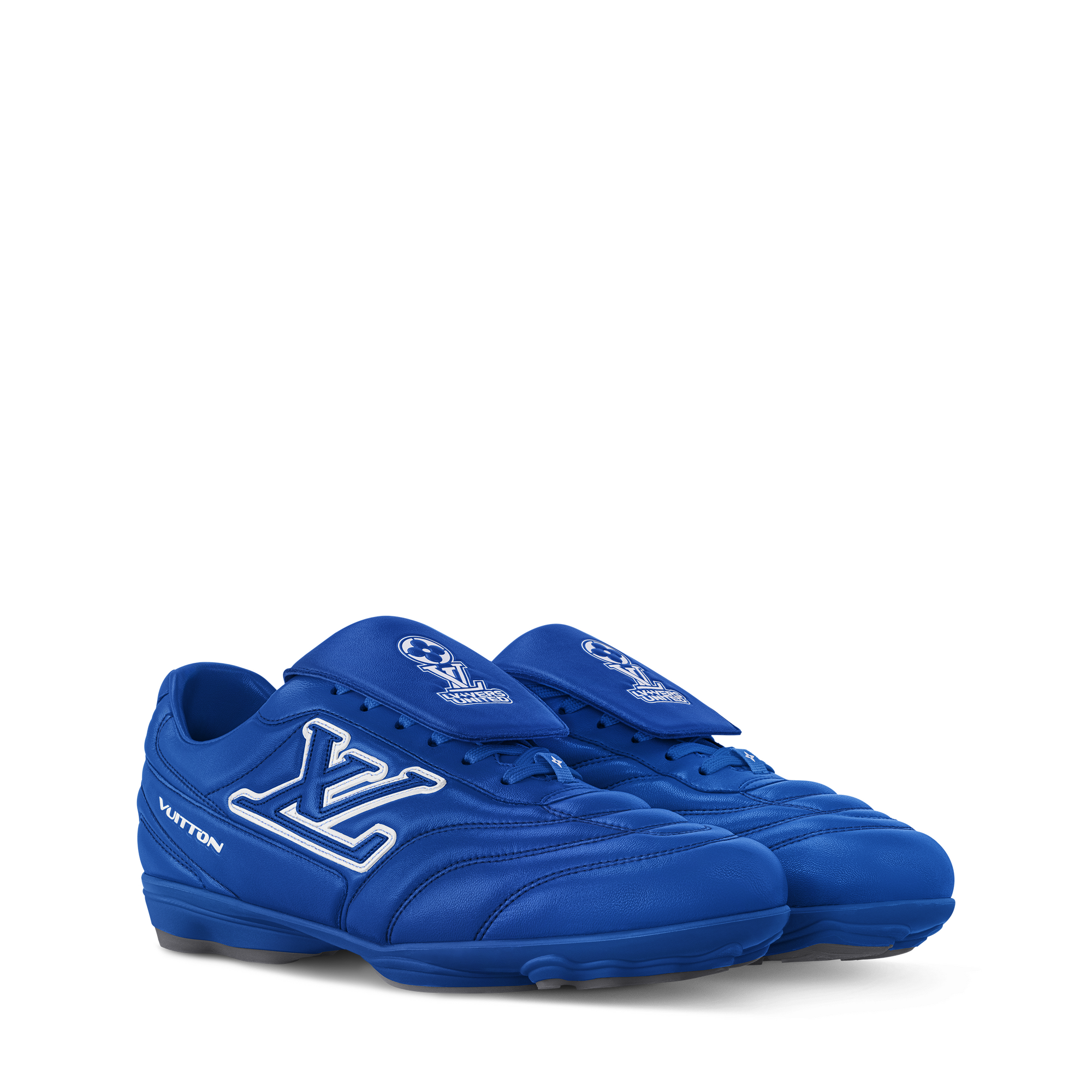 Louis Vuitton ロゴ入り ブルースニーカー LV Trainers Blue Embossed Monogram – THE MINTED PROJECT